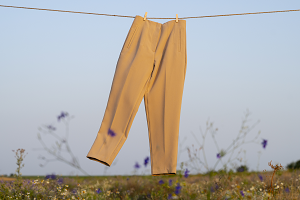 To wear the trousers