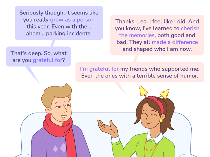 Комикс 3 для статьи «Подводим итоги года: как говорить о достижениях и воспоминаниях»: Главный итог