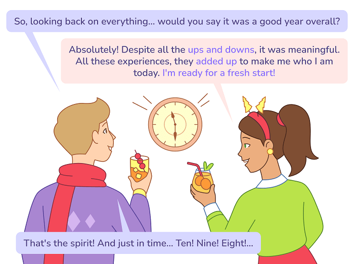 Комикс 4 для статьи «Подводим итоги года: как говорить о достижениях и воспоминаниях»: Взгляд в будущее
