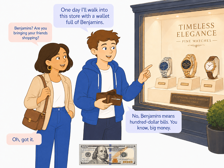 Иллюстрация для статьи «Let's talk money: какими словами носители заменяют слово money»