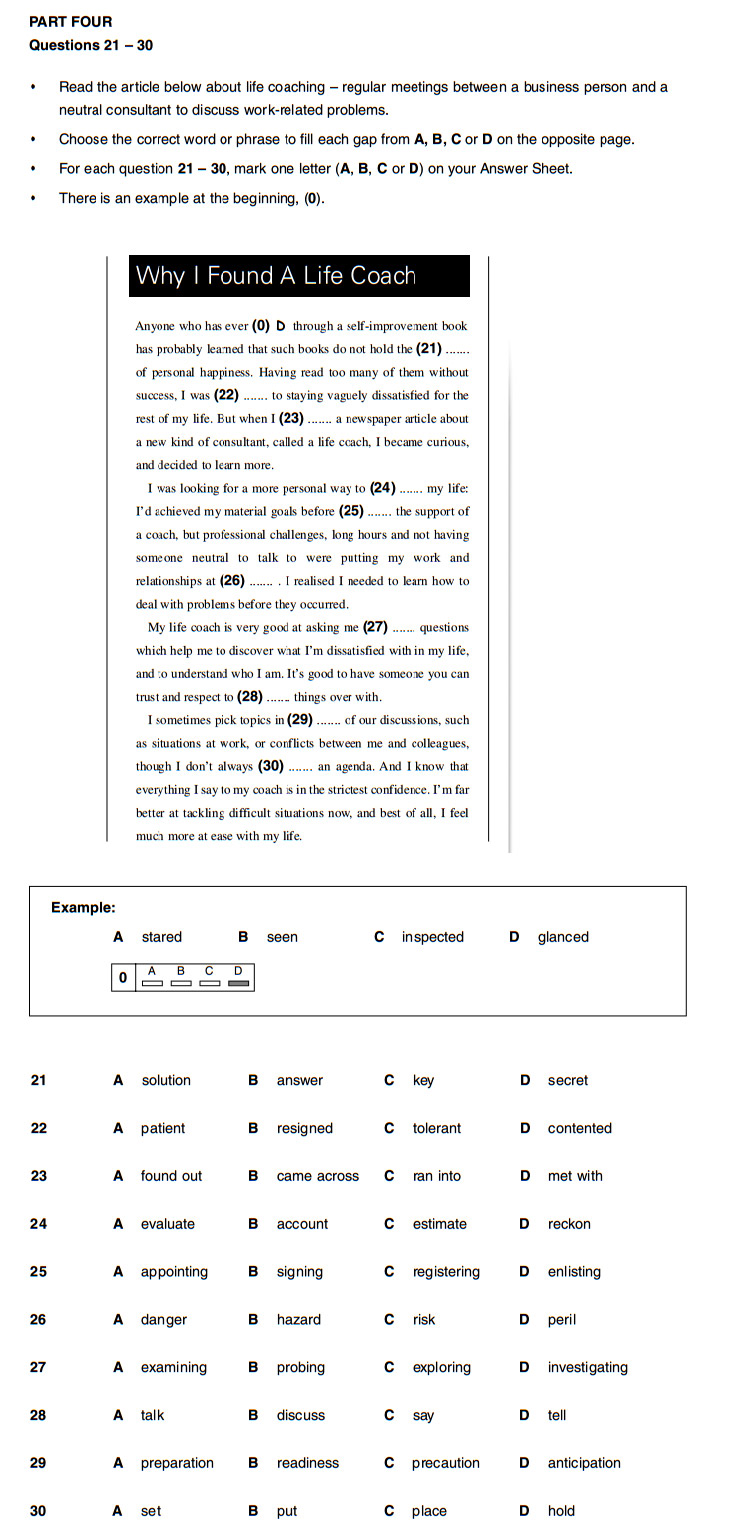Reading, задание 4